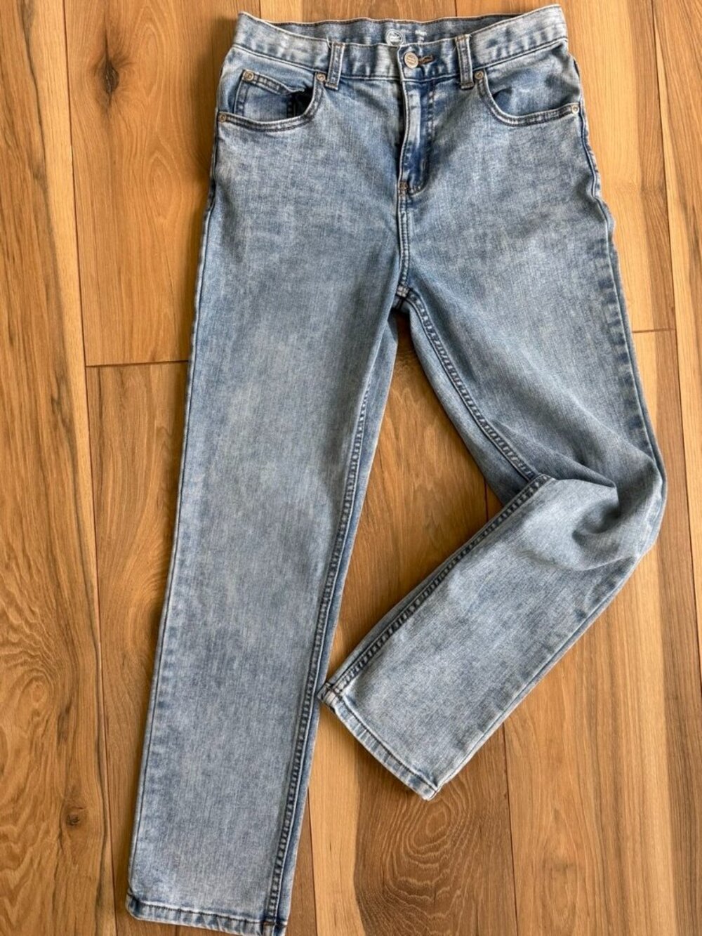 Light Wash Slim Jeans XS High Waisted Denim